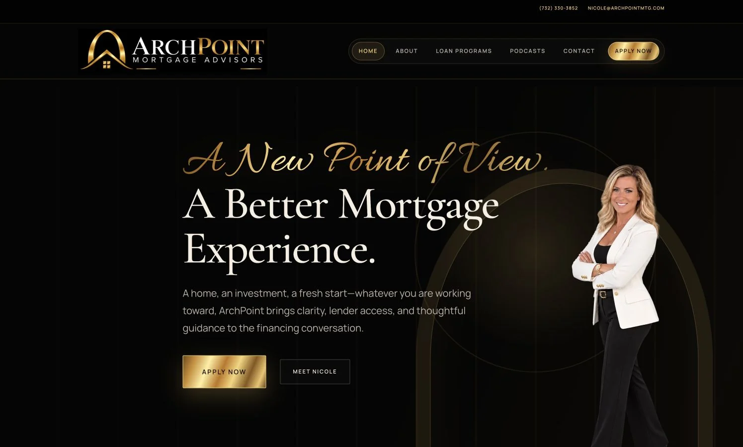 ArchPoint Mortgage website designed by Wealth Media